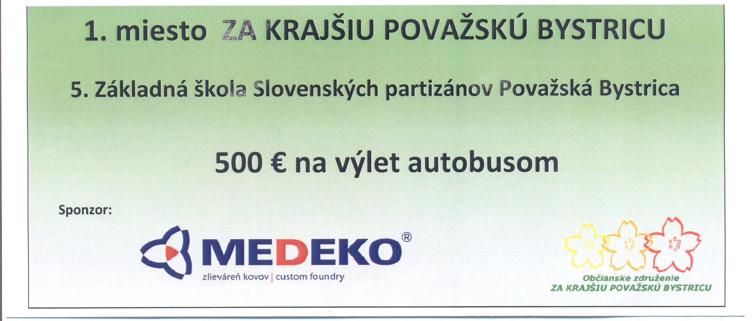 Fotogaléria 1. miesto Za krajšiu Považskú Bystricu - televízna reportáž... (1) 1. miesto Za krajšiu Považskú Bystricu - televízna reportáž...